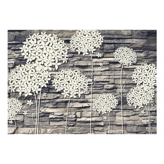 Fototapet stones flowers