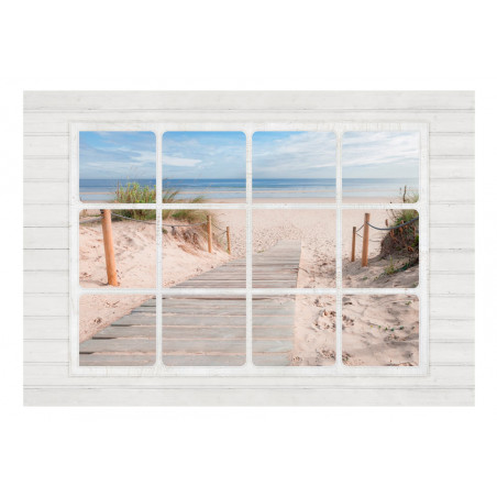 Fototapet Window & Beach-01