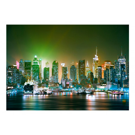 Fototapet Ny: Enlightened Harbour-01