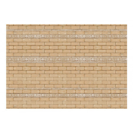 Fototapet Brick With Ornaments-01