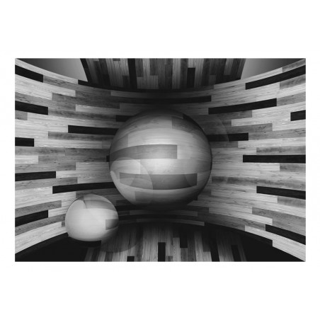 Fototapet Gray Sphere-01