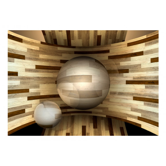 Fototapet wooden orbit
