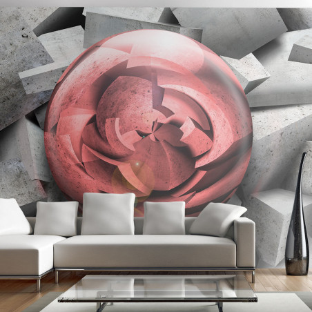 Fototapet Stone Rose-01