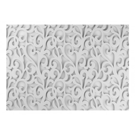 Fototapet White Ornament-01