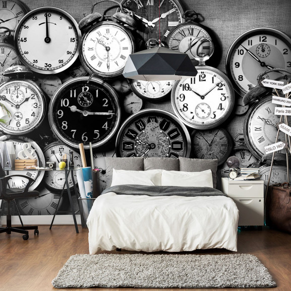 Poze Fototapet Retro Clocks