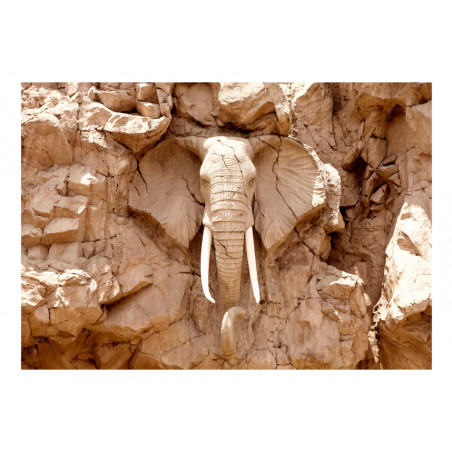 Fototapet Stone Elephant (South Africa)-01
