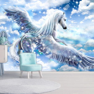 Fototapet Pegasus (Blue)