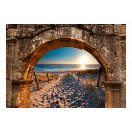 Fototapet Arch And Beach-01
