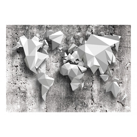 Fototapet world map: origami