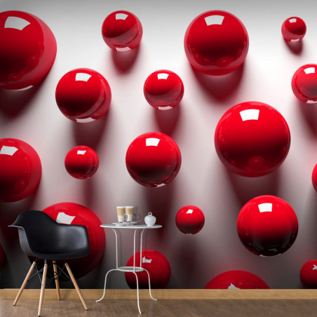 Fototapet Red Balls-01