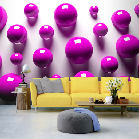 Fototapet Purple Balls-01