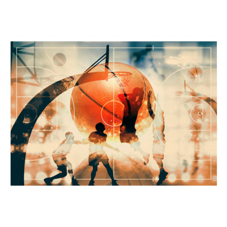 Fototapet I Love Basketball!-01