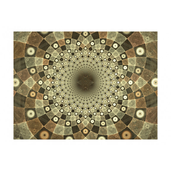 Fototapet brown mosaic
