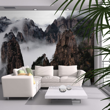 Fototapet Sea Of Clouds In Huangshan Mountain, China-01