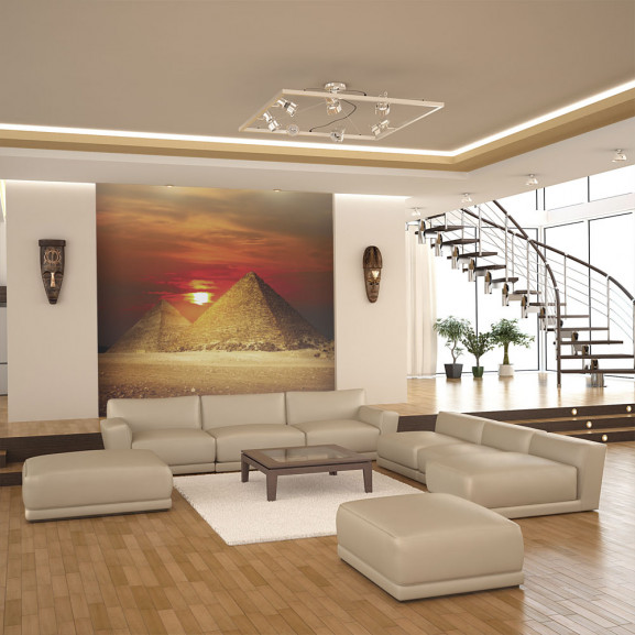 Fototapet The Giza Necropolis Sunset