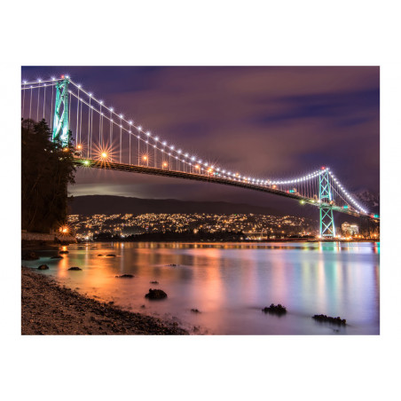 Fototapet Lions Gate Bridge Vancouver (Canada)-01
