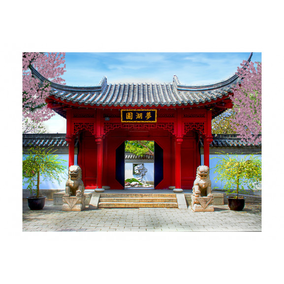 Fototapet chinese botanical garden of montreal (quebec canada)