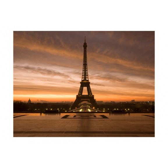 Fototapet eiffel tower at dawn