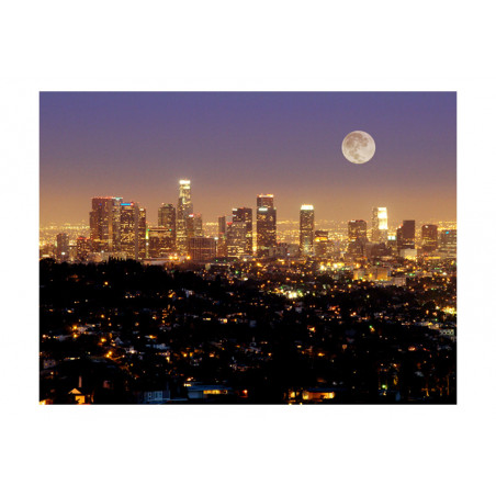 Fototapet The Moon Over The City Of Angels-01