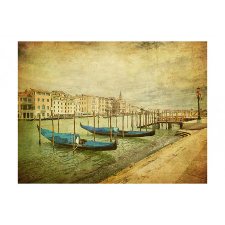Fototapet Grand Canal, Venice (Vintage)-01