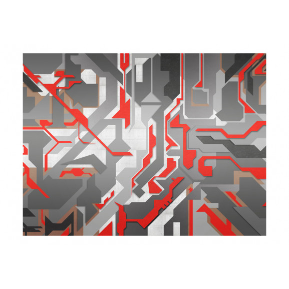 Fototapet abstract geometric paths