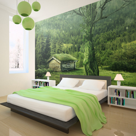 Fototapet Green Seclusion-01