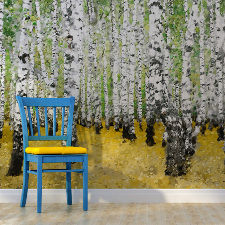 Fototapet In Birch Grove...-01