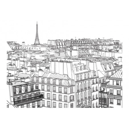 Fototapet Parisian'S Sketchbook-01