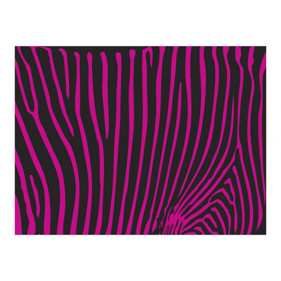 Fototapet zebra pattern (violet)