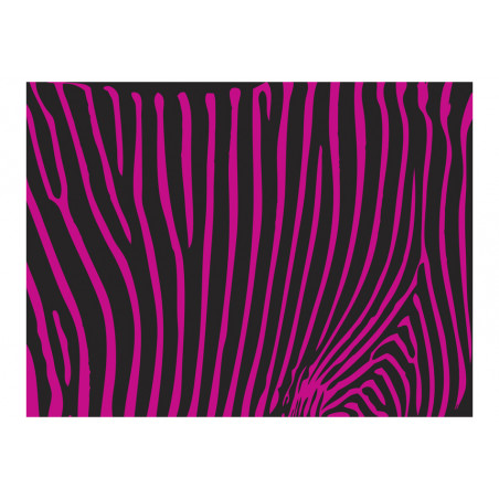 Fototapet Zebra Pattern (Violet)-01