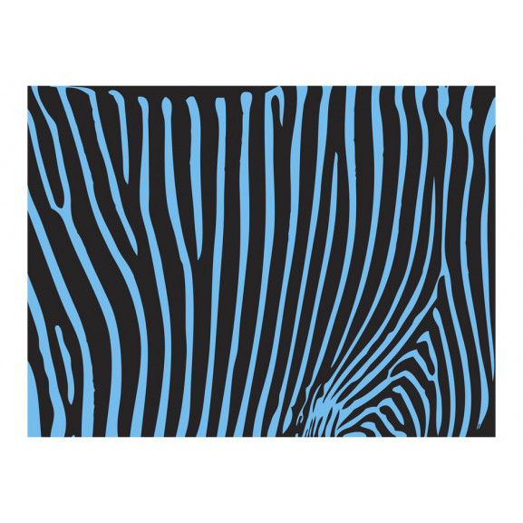 Poza Fototapet Zebra Pattern (Turquoise)