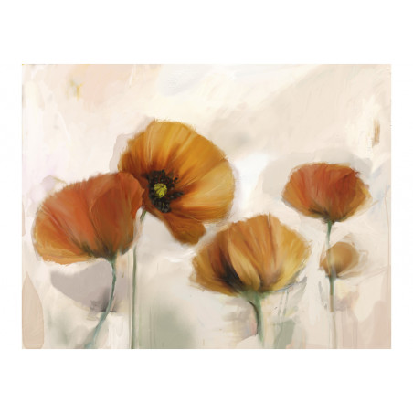 Fototapet Poppies Vintage-01