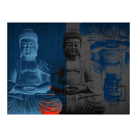 Fototapet Three Incarnations Of Buddha-01