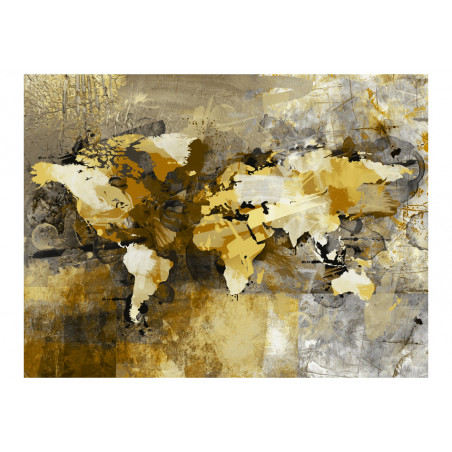 Fototapet Artistic Map Of The World-01