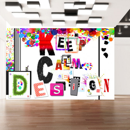 Fototapet Keep Calm And Design-01