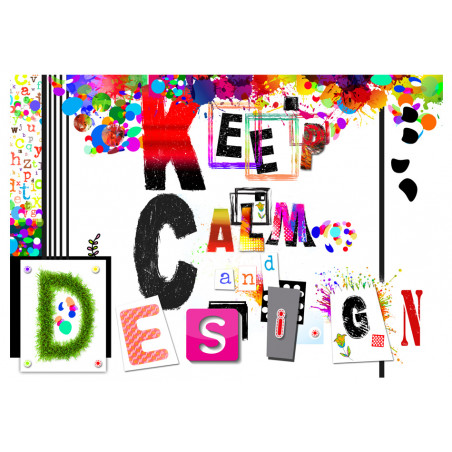 Fototapet Keep Calm And Design-01