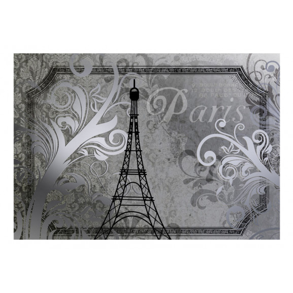 Poza Fototapet Vintage Paris Silver