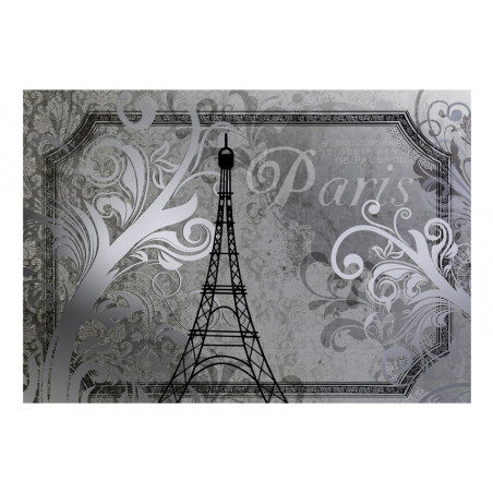 Fototapet Vintage Paris Silver-01