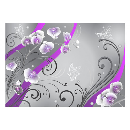 Fototapet Purple Orchids Variation-01