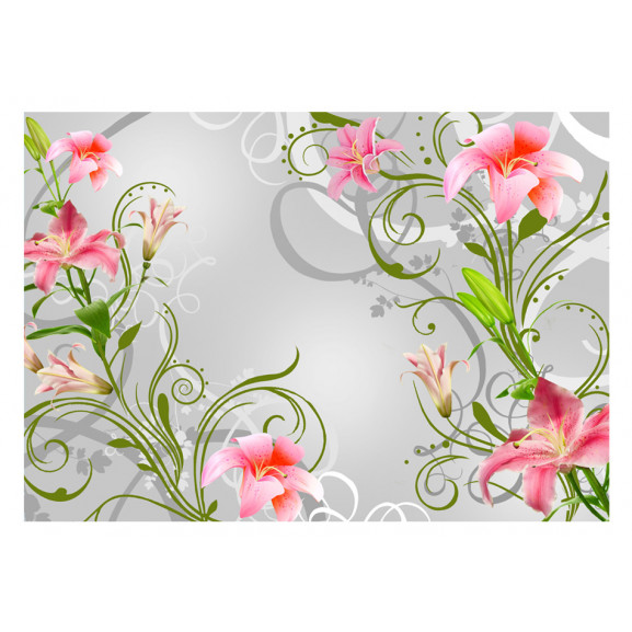 Fototapet subtle beauty of the lilies iii