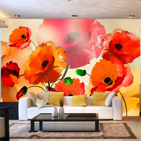 Fototapet Velvet Poppies-01