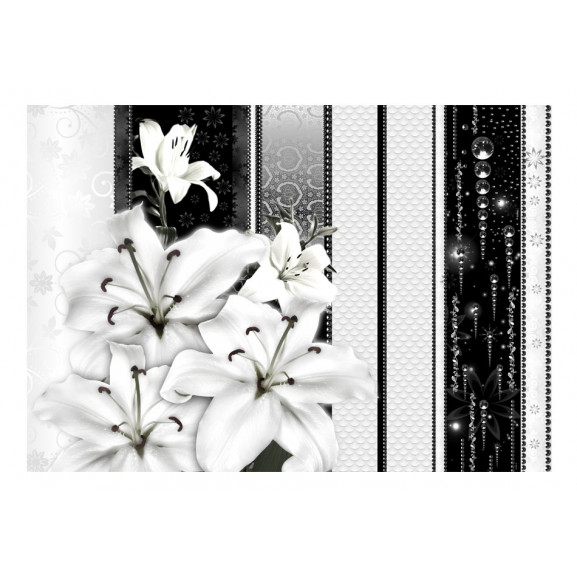 Poza Fototapet Crying Lilies In White