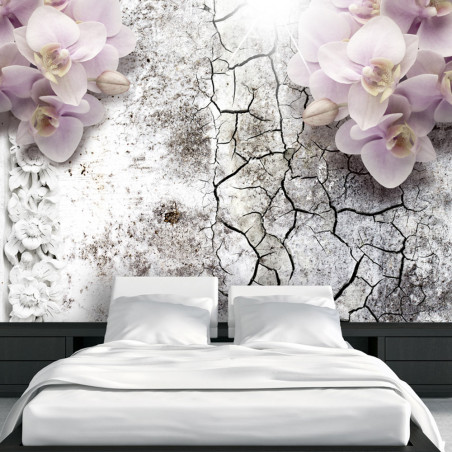 Fototapet Bright Red Orchids-01