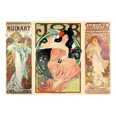 Fototapet Alphonse Mucha. Women'S-01