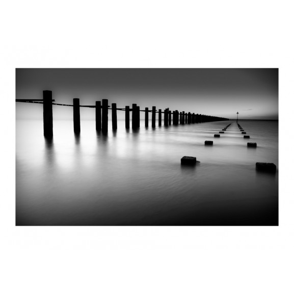 Fototapet thames estuary at shoeburyness, england