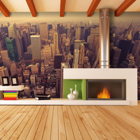 Fototapet Bird Eye View Of Manhattan, New York-01