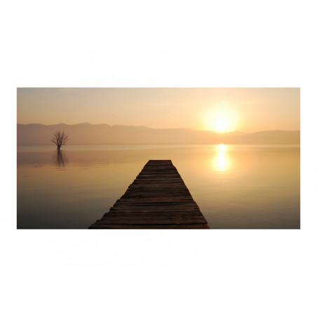 Fototapet Xxl Jetty, Lake, Sunset...-01