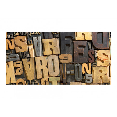 Fototapet Xxl Wooden Letters-01