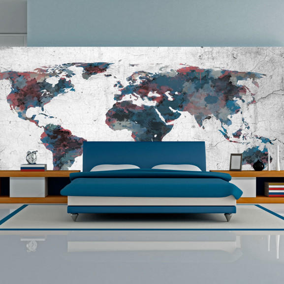 Fototapet Xxl World Map On The Wall