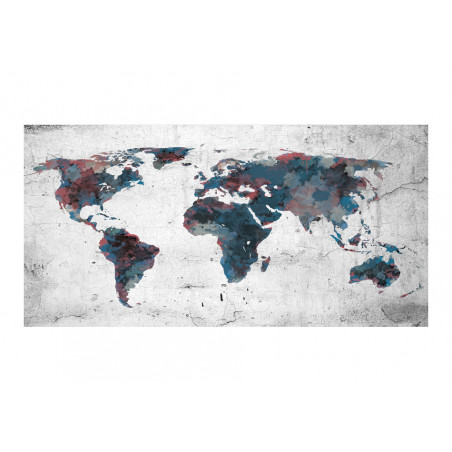 Fototapet Xxl World Map On The Wall-01